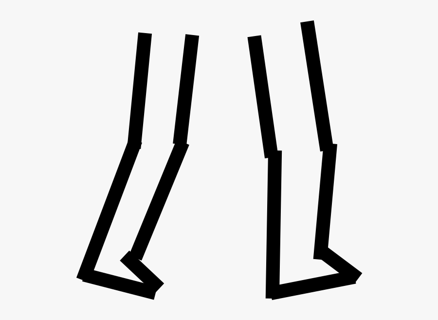 Stick Figure Legs Png, Transparent Clipart