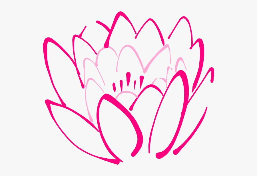 Lotus Clipart - Flower Lotus Vector Png, Transparent Clipart