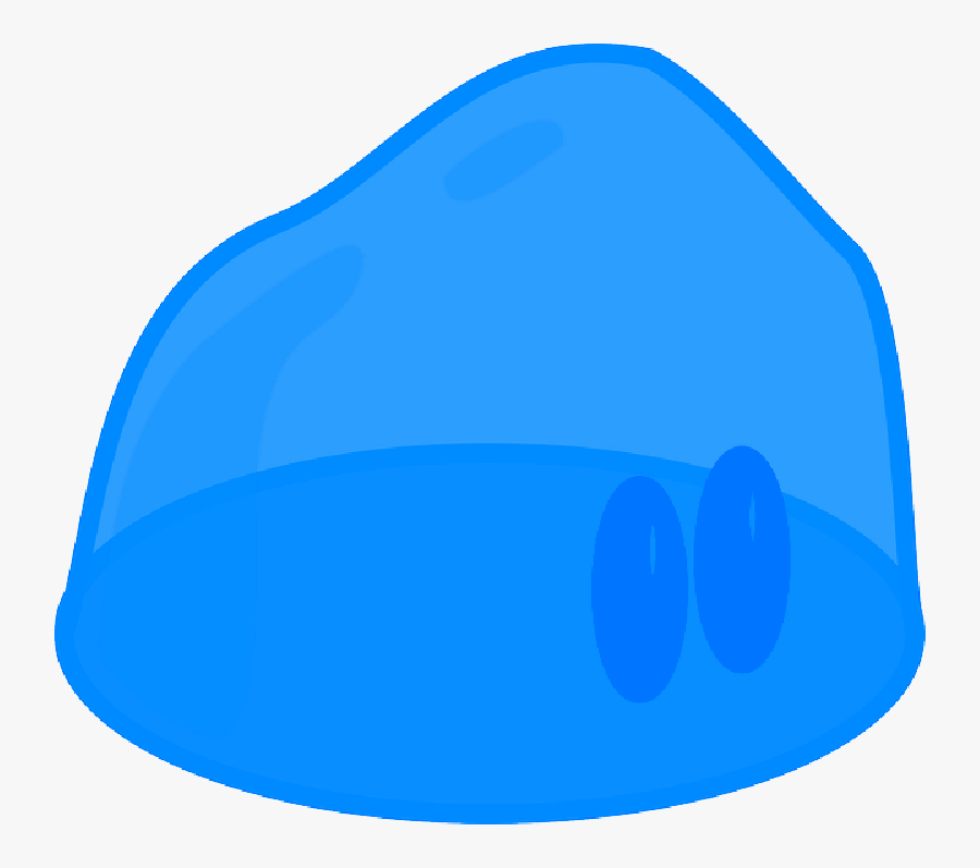Jelly, Aspic, Jello, Blue, Funny, - Transparent Blue Slime Blob, Transparent Clipart