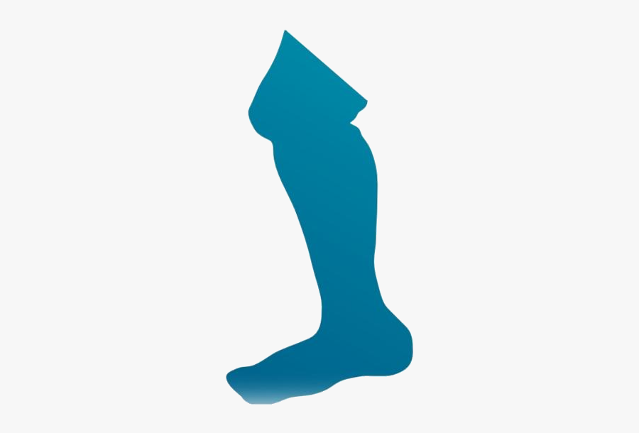 Transparent Human Leg Clipart - Sock, Transparent Clipart