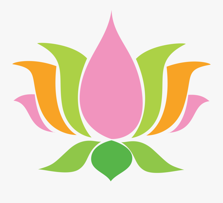 Lotus Clipart Symmetrical Flower - Indian Lotus Designs Symmetry, Transparent Clipart
