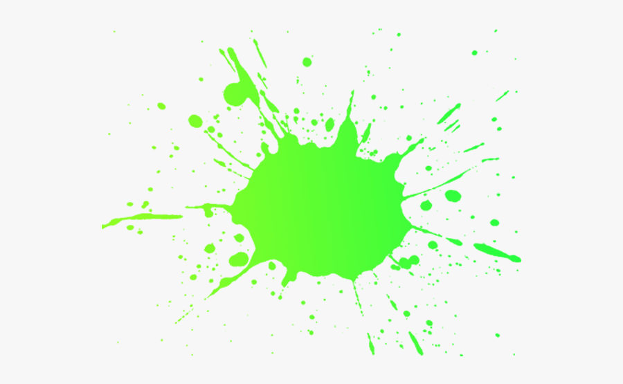 Green Cliparts Png Splat - Red Paint Splatter Vector, Transparent Clipart