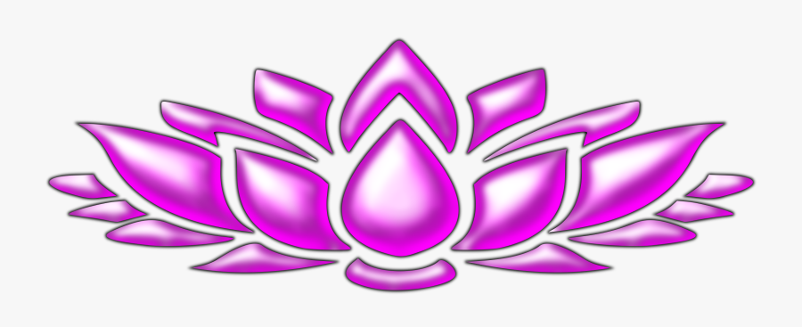 Lotus Flower 4 Clip Arts, Transparent Clipart