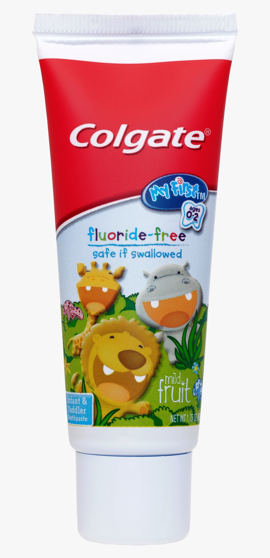 Transparent Tooth Paste Clipart - Fluoride Free Toothpaste For Kids, Transparent Clipart