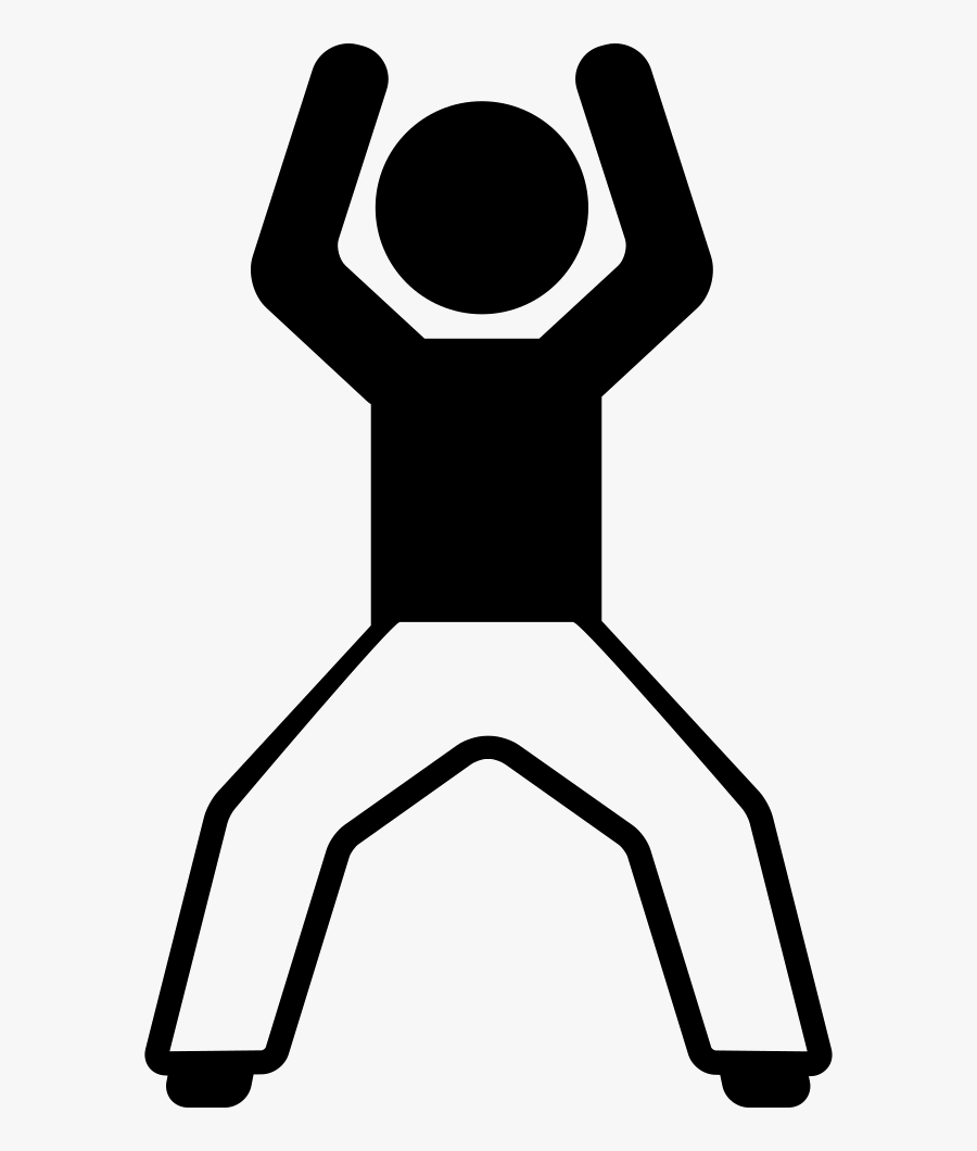 Man With Open Legs - Leg Stretch Png, Transparent Clipart