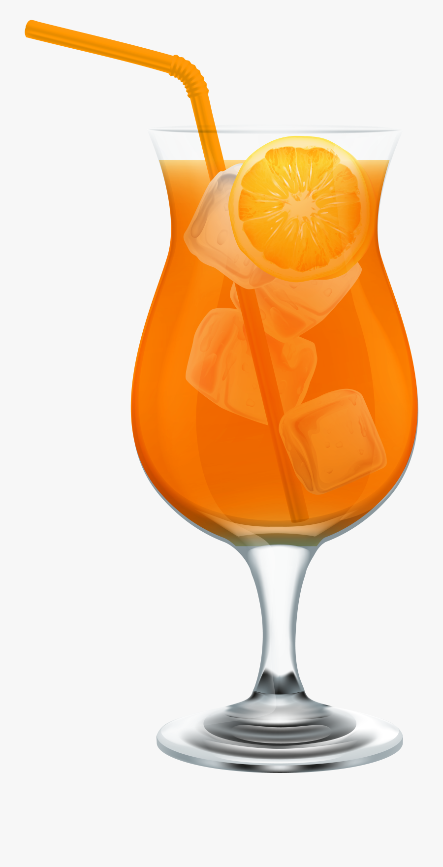 Orange Juice Cocktail Png Clip Art Image - Portable Network Graphics, Transparent Clipart