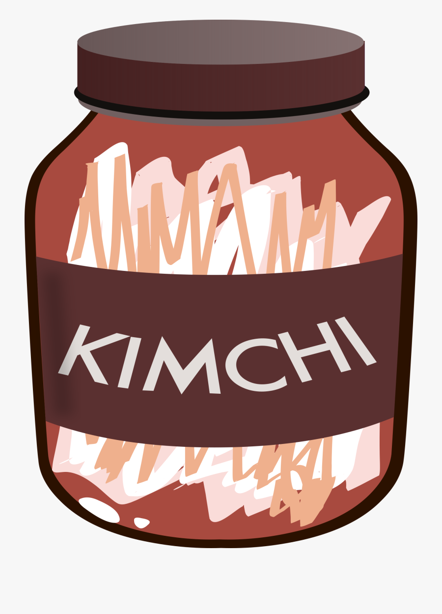 Kimchi Jar Vector Clipart Image - Kimchi Clipart Transparent, Transparent Clipart