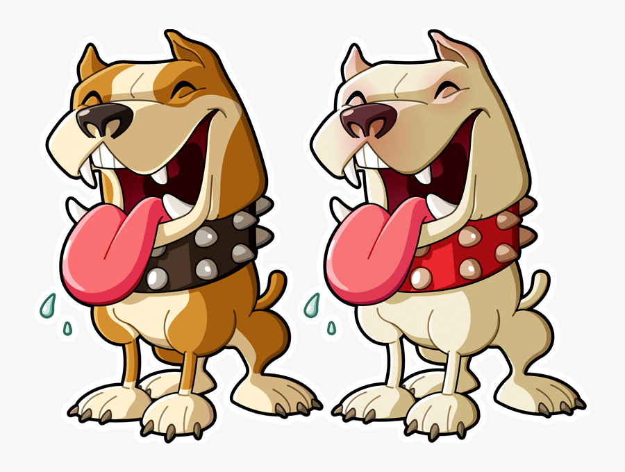 By Mathieu Beaulieu Dribbble - American Pitbull Pitbull Cartoon, Transparent Clipart