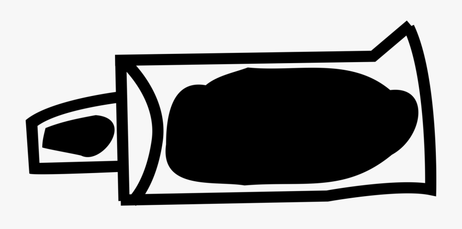 Vector Illustration Of Oral Hygiene Toothpaste Dentifrice, Transparent Clipart