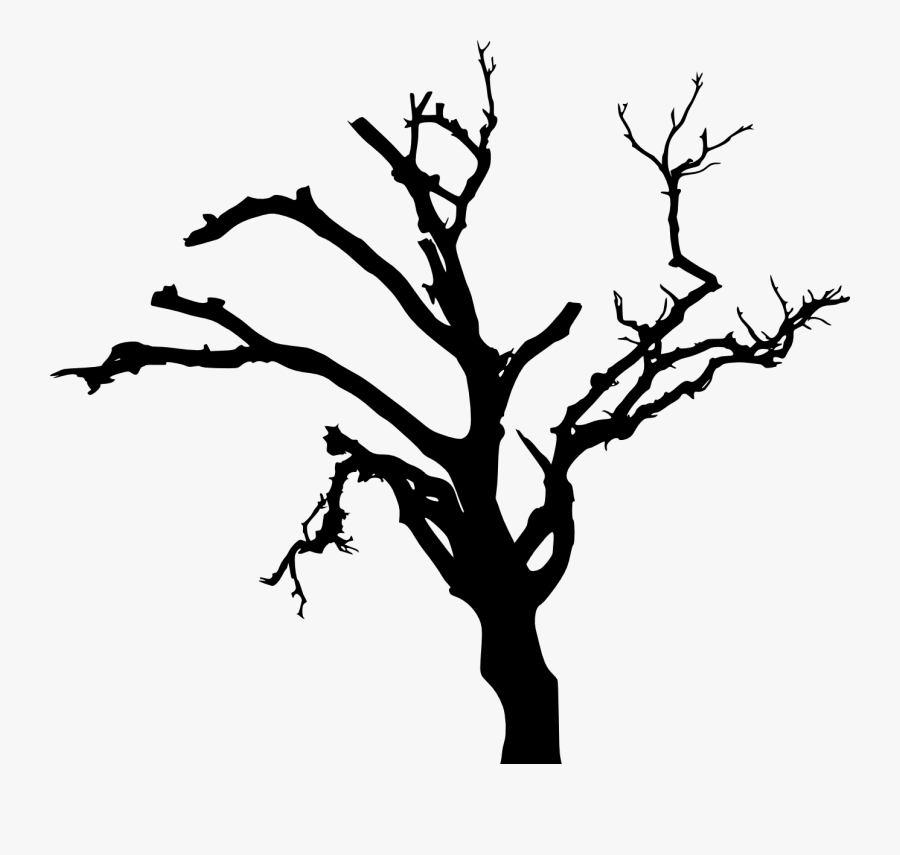 Dead Tree Silhouette Png, Transparent Clipart