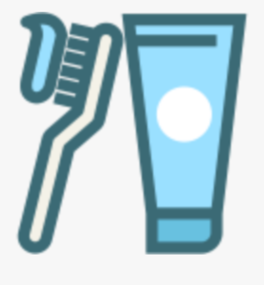 Toothbrush And Toothpaste Icon - Oral Hygiene Icon Png, Transparent Clipart