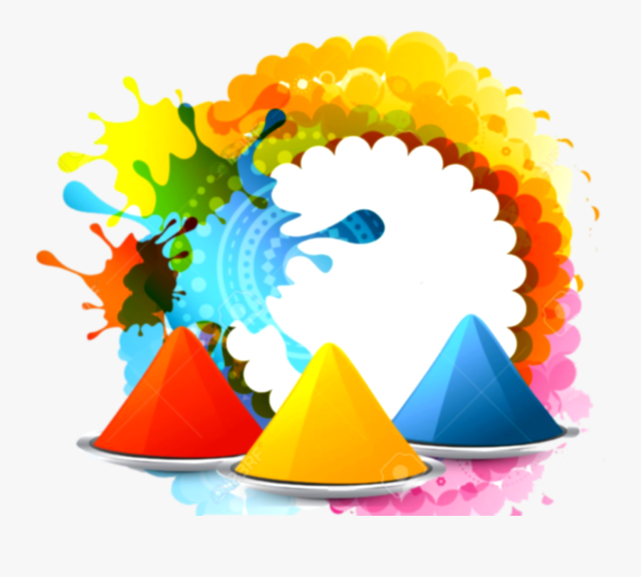 Transparent Color Splatter Png - Holi Background Hd Png, Transparent Clipart