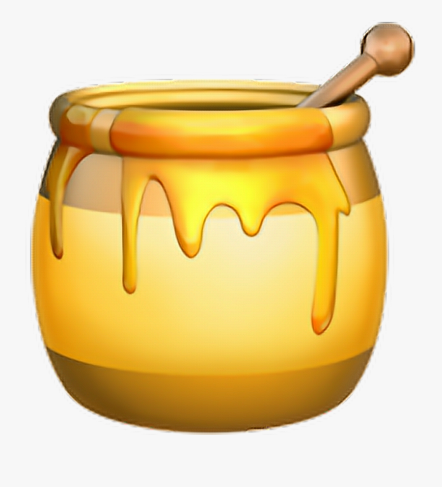 ❁ Honey Pot Emoji 🍯 Honey Honeypot Emoji Emoticon - Honey Emoji Transparent, Transparent Clipart