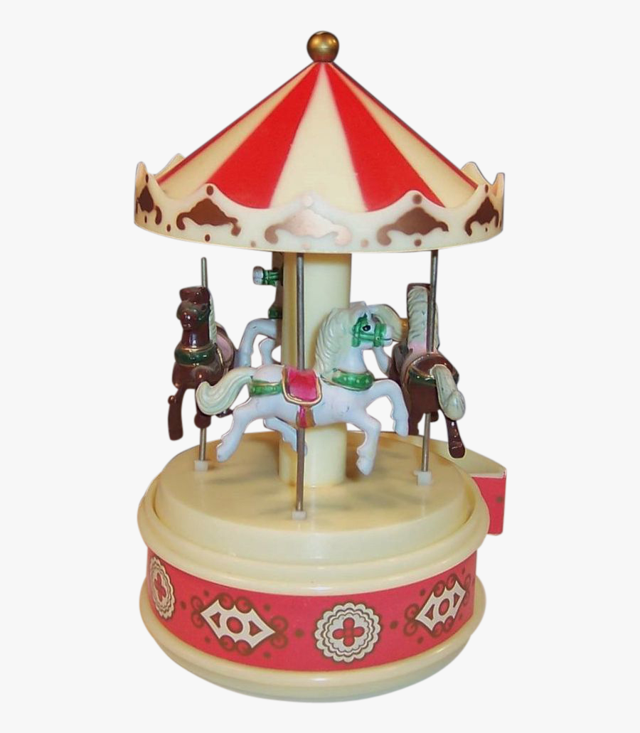 Vintage Carousel Merry Go Round Music Box - Child Carousel, Transparent Clipart