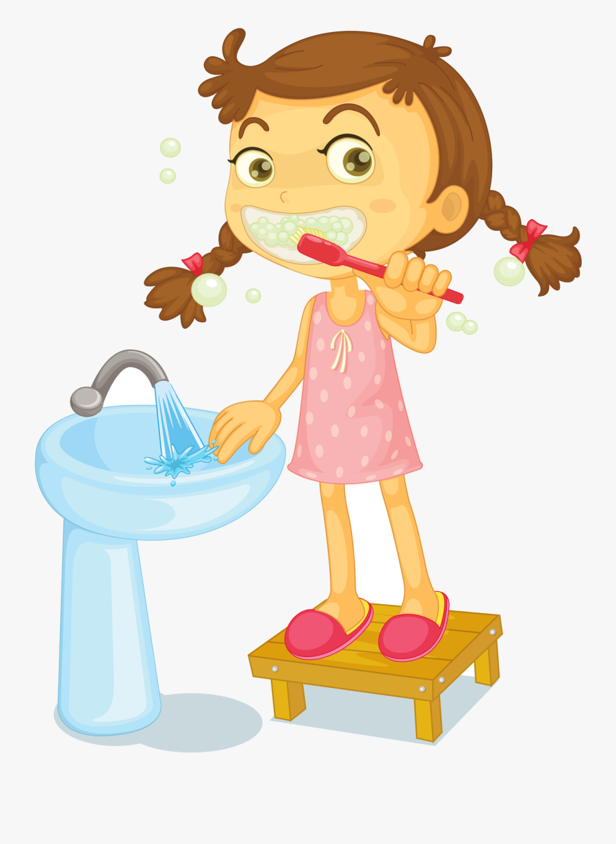 Brush Teeth Free Brushing Cliparts Clip Art Transparent - Brush Your Teeth Clipart, Transparent Clipart