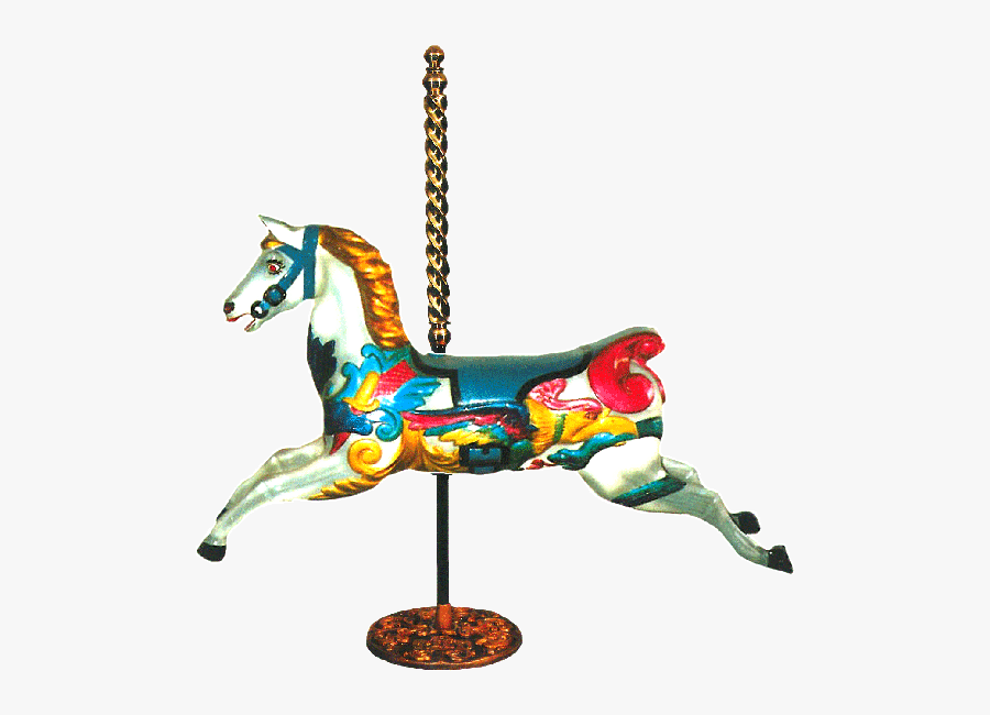 Transparent Merry Go Round Horse Clipart - Carousel, Transparent Clipart