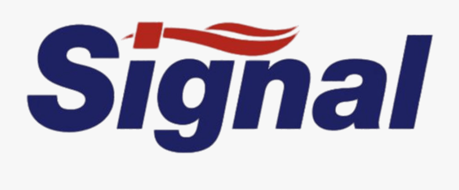 Signal Toothpaste Logo, Transparent Clipart