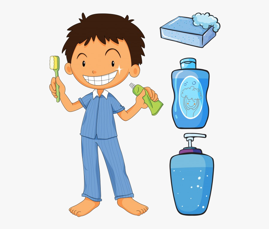Brush Teeth Kids Brushing Clipart Free Best Transparent - Clean Boy Clip Art, Transparent Clipart
