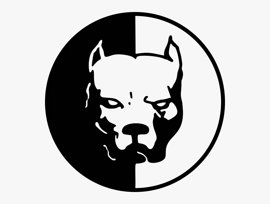 Pitbull Logo, Transparent Clipart