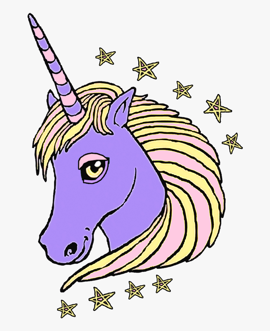 Sweet Drawing Unicorn Transparent Png Clipart Free - Unicorn Drawing, Transparent Clipart
