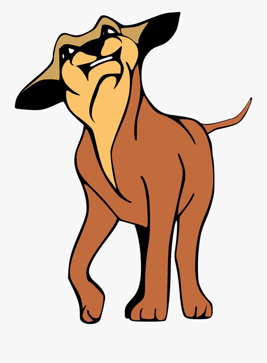 Transparent Bark Clipart - Barking Dog Cartoon Gif, Transparent Clipart