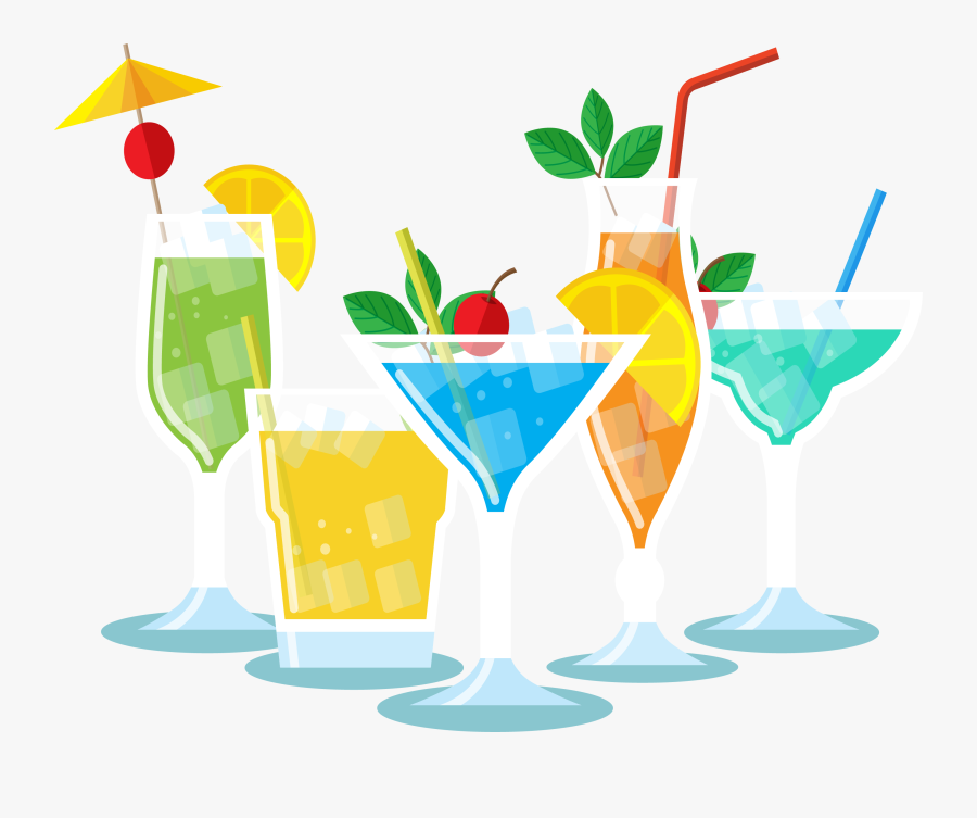 Garnish Soft Drink Party - Party Drink Clipart, Transparent Clipart