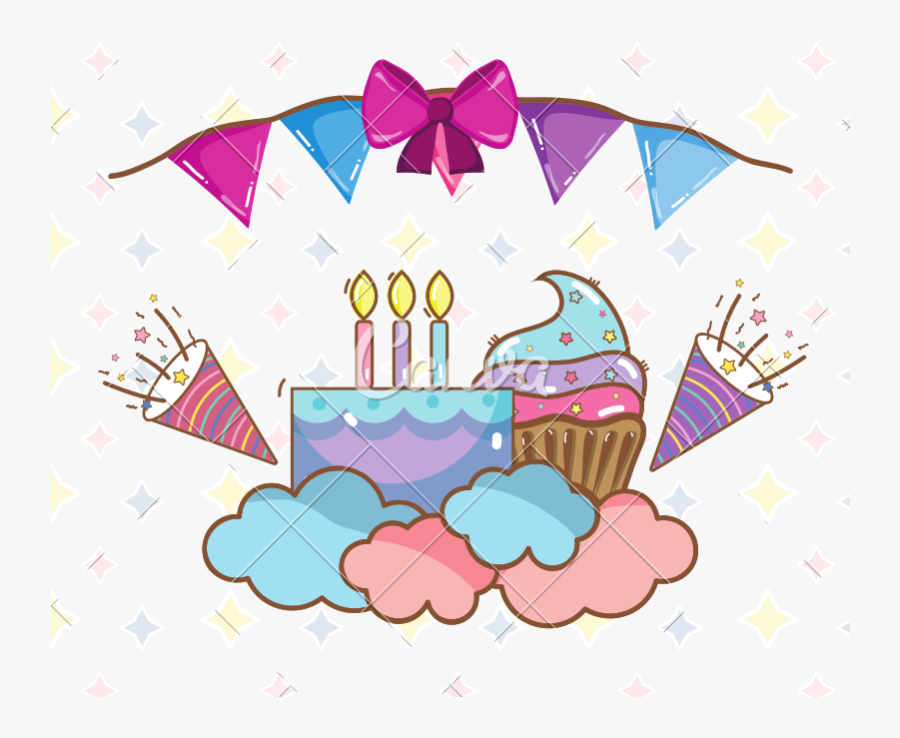 Transparent Clipart For Birthdays - Unicorn Party Cartoon, Transparent Clipart