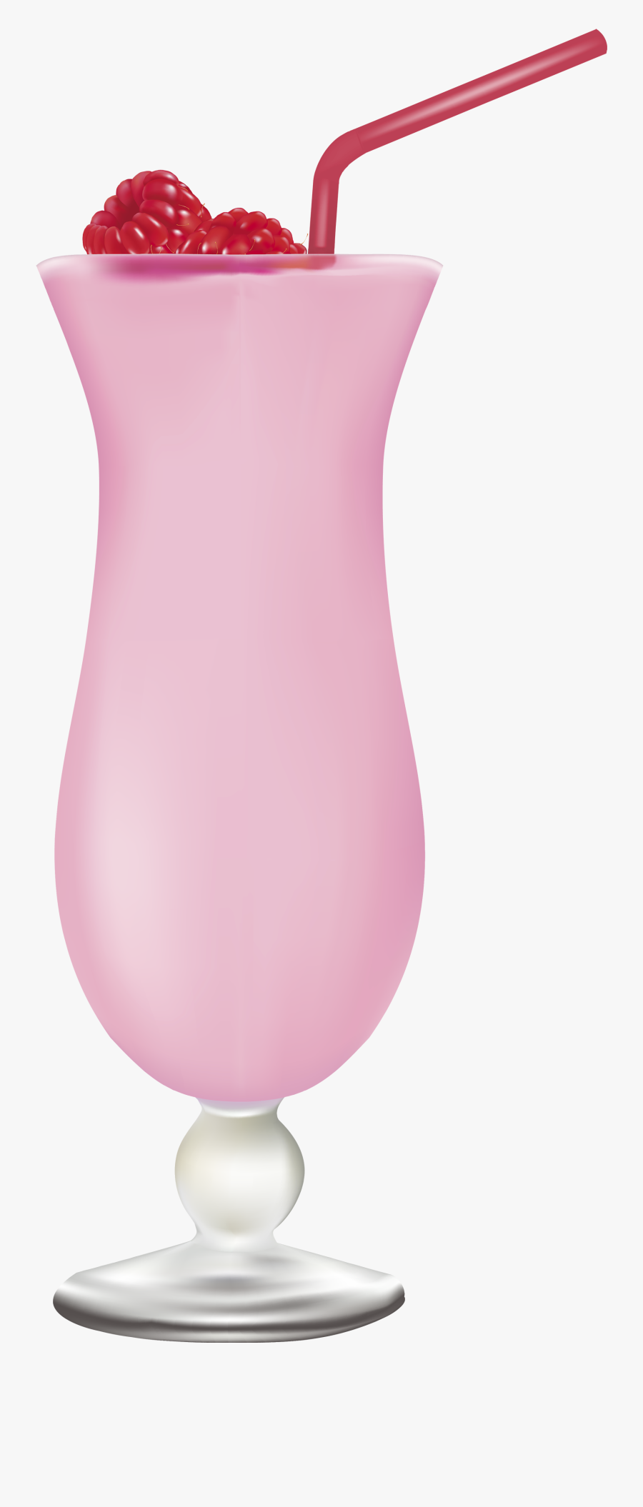 Cocktail Glass With Raspberries Png Clipart - Pink Cocktail Transparent Background, Transparent Clipart