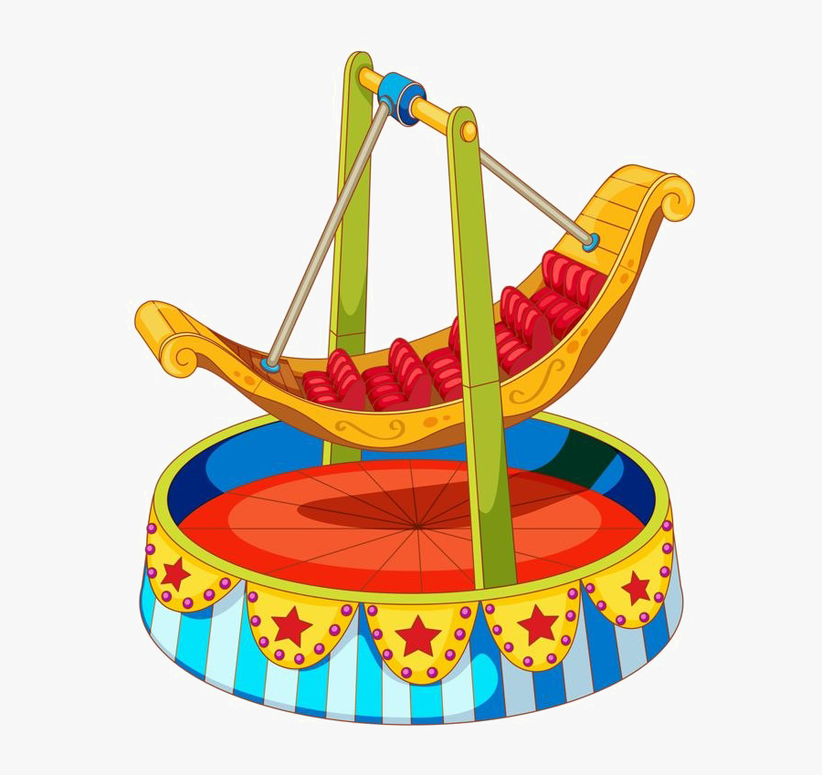 Amusement Park Carousel Png Transparent Image - Carnival Ride Clipart, Transparent Clipart