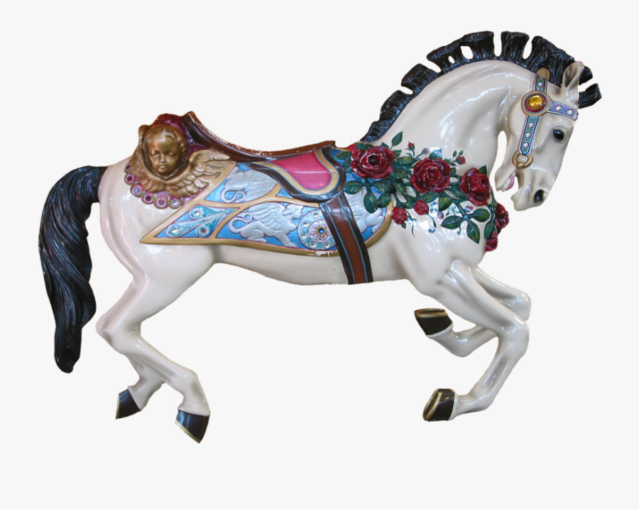 Carousel Horse, Transparent Clipart