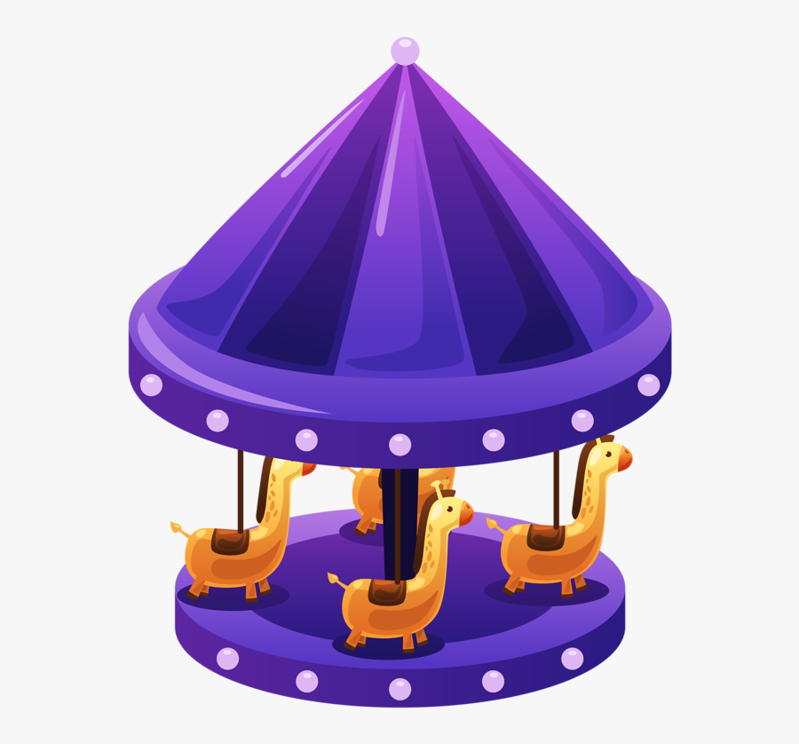 Child Carousel, Transparent Clipart
