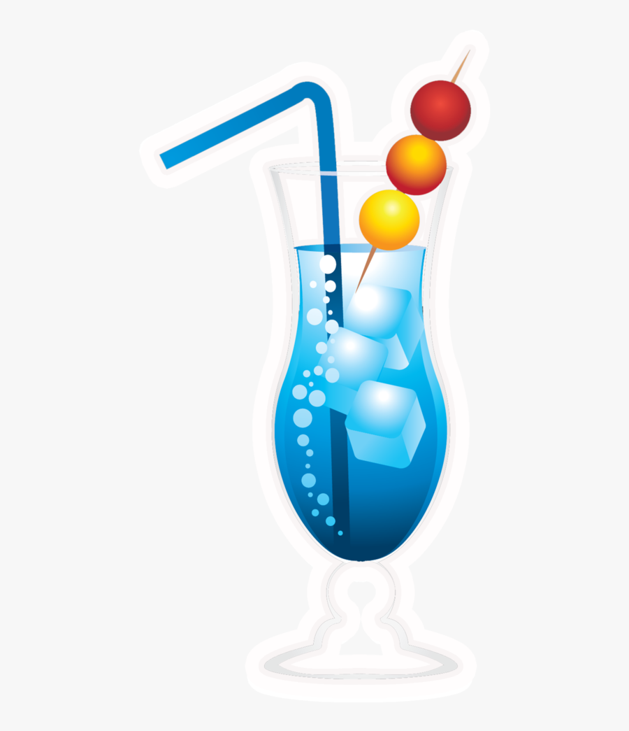 Cocktails Galore - Blue Lagon Clip Art, Transparent Clipart