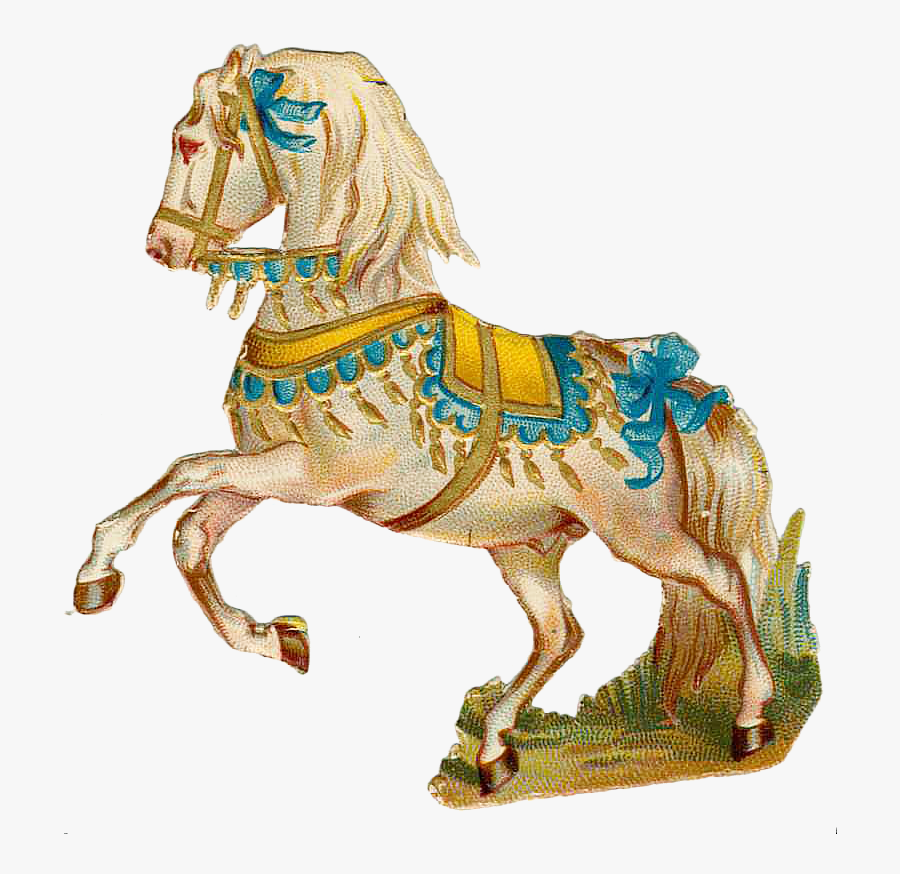 Horse Png & Horse Clipart Transparent - Vintage Circus Animals Clipart, Transparent Clipart