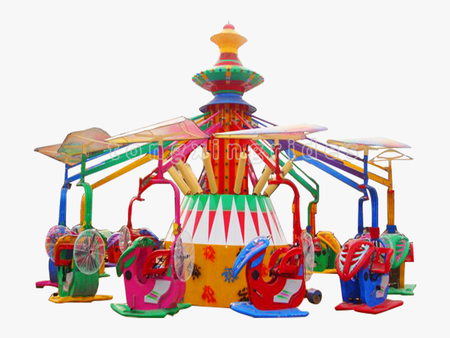 Amusement Roller Coaster Rotating Children Rides Magic - Rotating Roller Coaster, Transparent Clipart