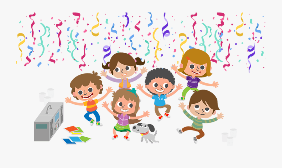 Disco Clipart Childrens Birthday Party - Children's Party Png, Transparent Clipart