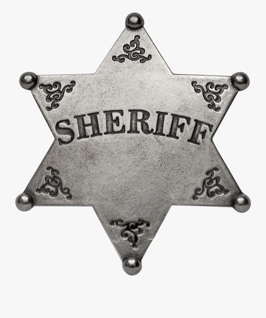 Clip Art Sheriff Star - Wild West Sheriff Badge Png, Transparent Clipart