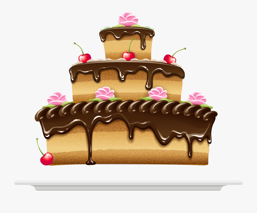 Transparent Cake Vector Png - Transparent Background Birthday Cake Png, Transparent Clipart
