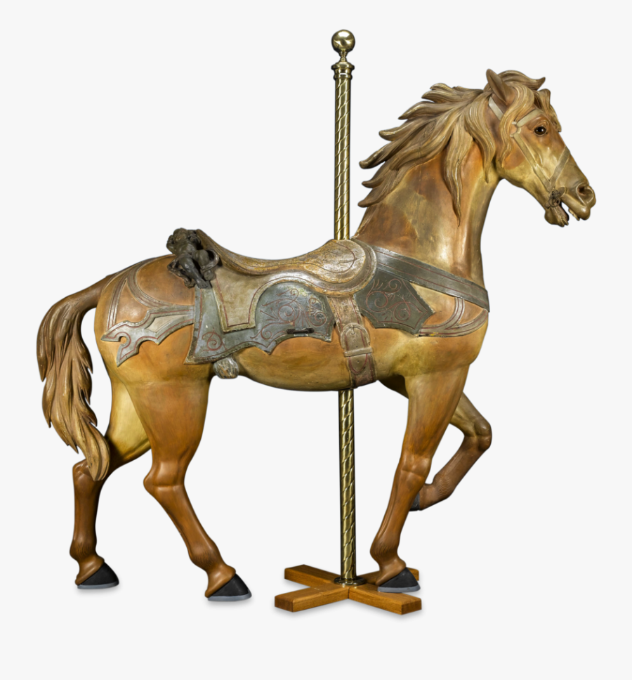 Philadelphia Toboggan Company Carousel Horse - Antique Carousel Horse, Transparent Clipart
