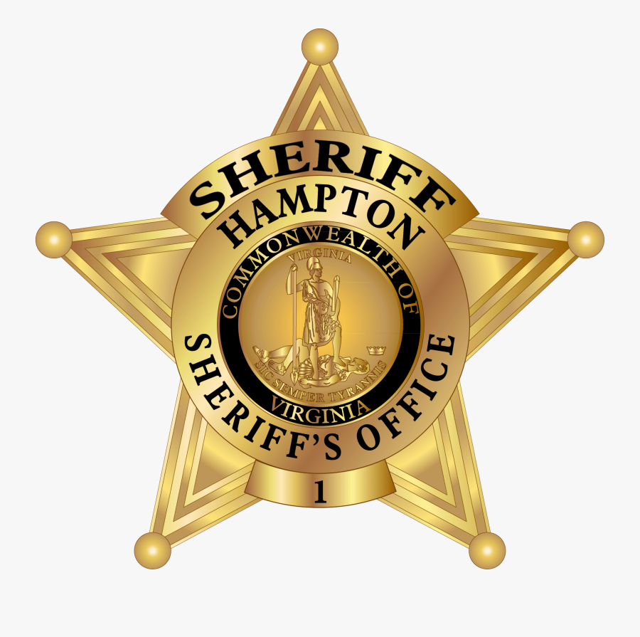 Transparent Badges Clipart - Hampton Sheriff's Office Symbol, Transparent Clipart
