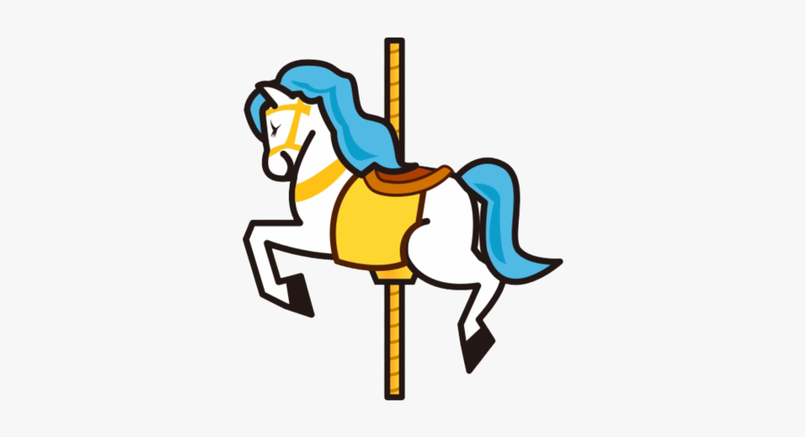 Horse Carouselremix Carousel Freetoedit - Emoji, Transparent Clipart