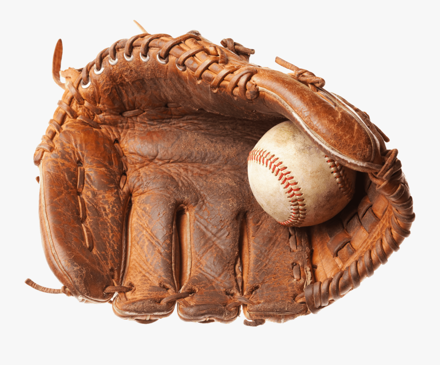 Vintage Baseball Glove - Worn Out Baseball Glove, Transparent Clipart