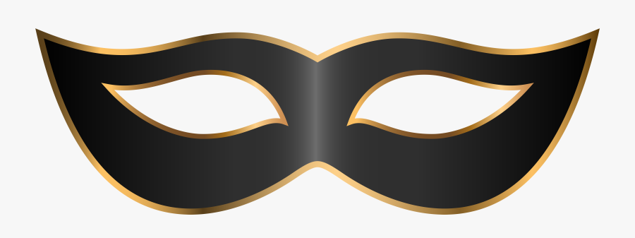 Black Carnival Mask Png Clip Art Transparent Image - Transparent Black Mask Png, Transparent Clipart