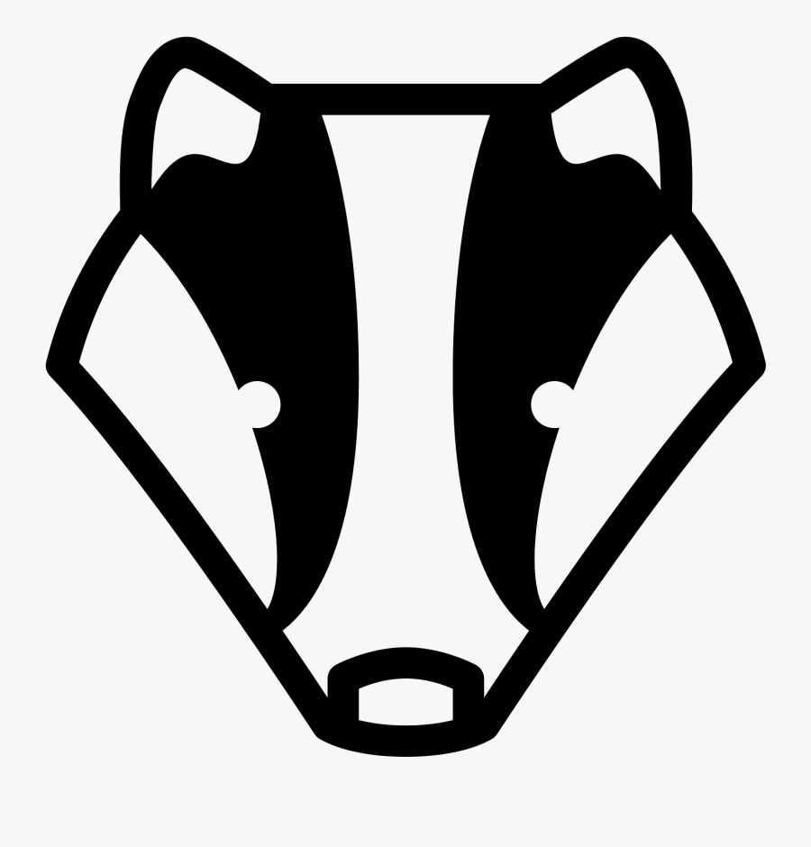 Image Stock Badger Clipart Badger Face - Badger Clipart Black And White, Transparent Clipart