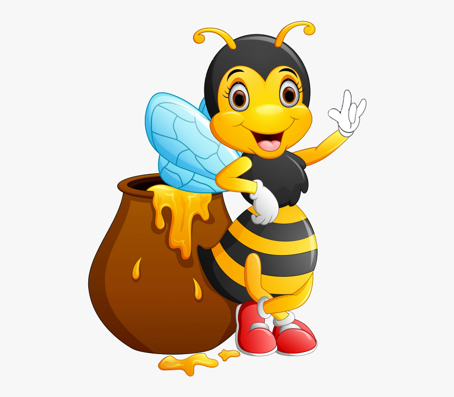 Clipart » Animals » Honey Bee Ily - Honey Glitter Graphics, Transparent Clipart