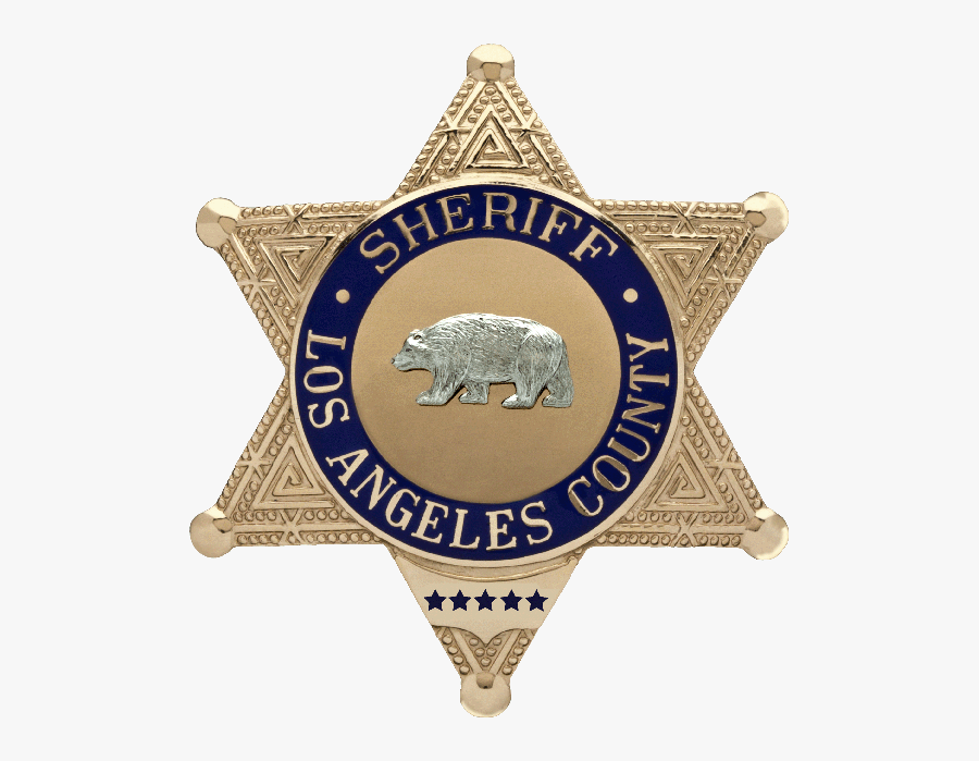 Clip Art Sheriff Badge Picture - Los Angeles County Sheriff's Department Logo, Transparent Clipart