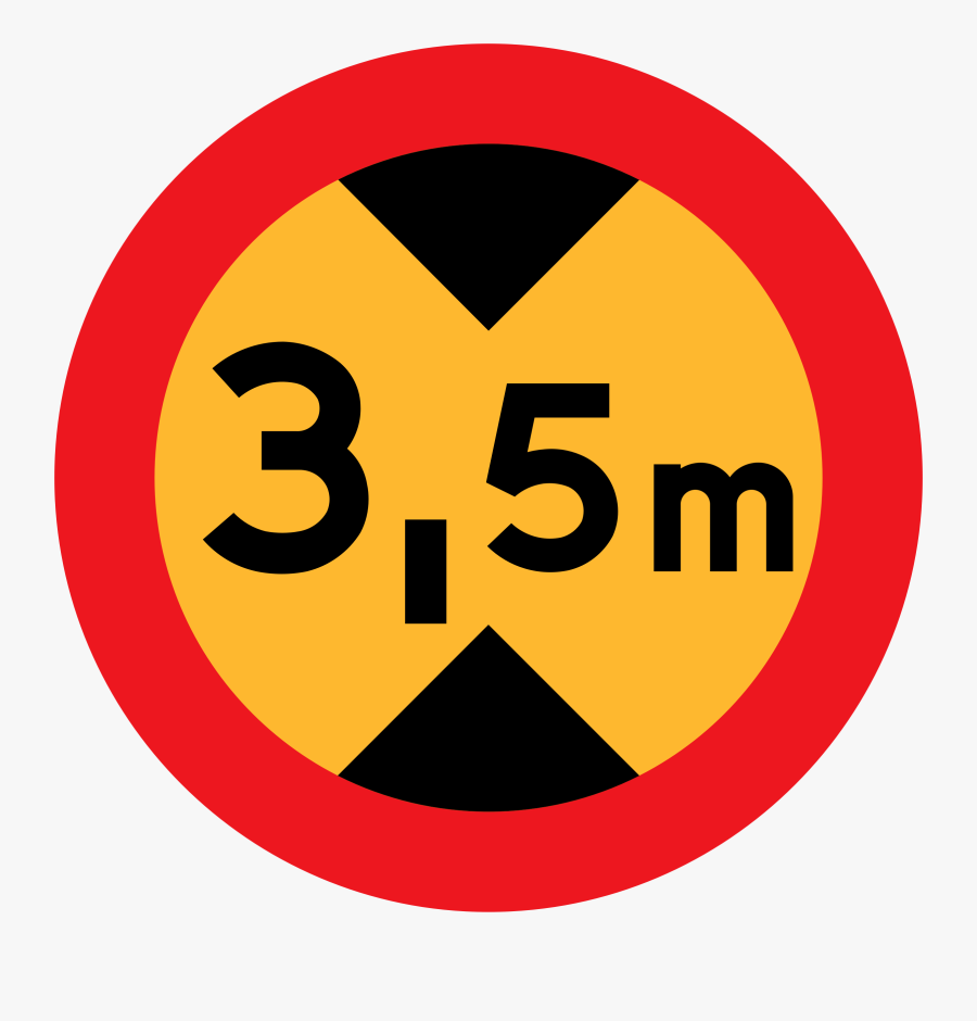 Traffic Sign Road Computer Icons - 3.5 M Height Limit, Transparent Clipart