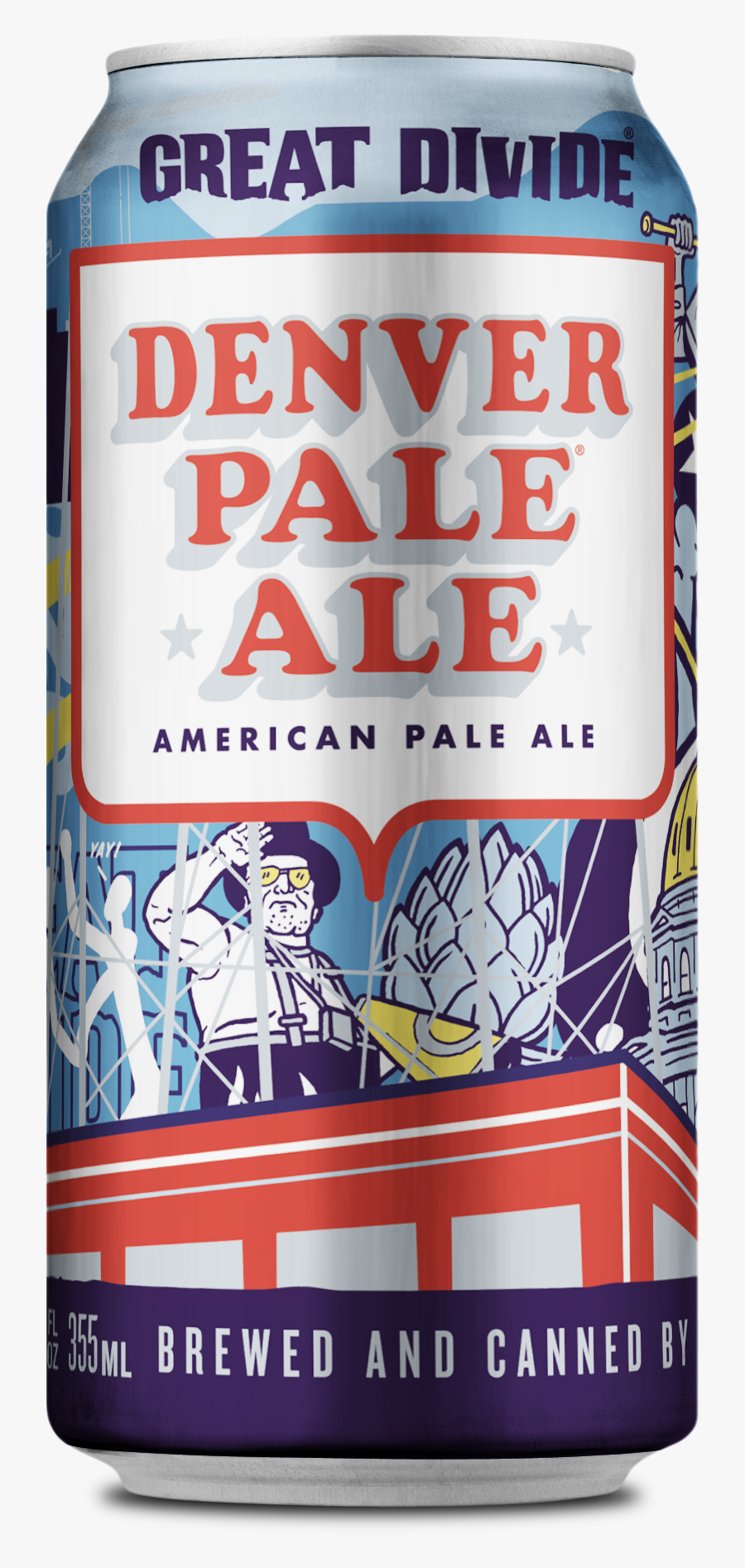 Great Divide Brewery Denver Pale Ale, Transparent Clipart