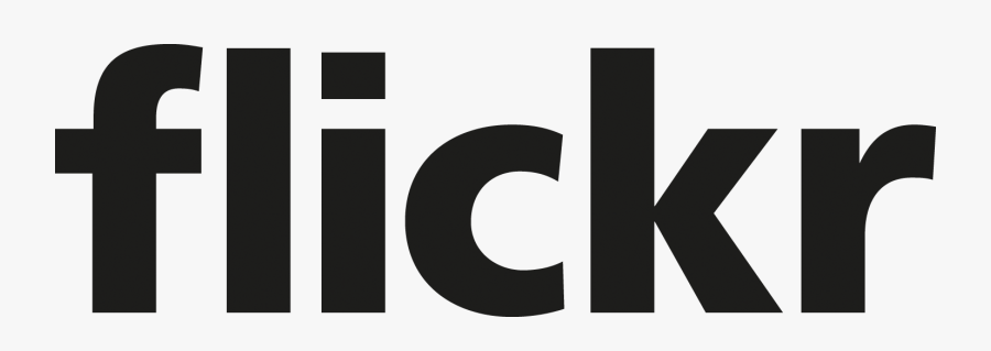 Flickr Logo Black And White, Transparent Clipart