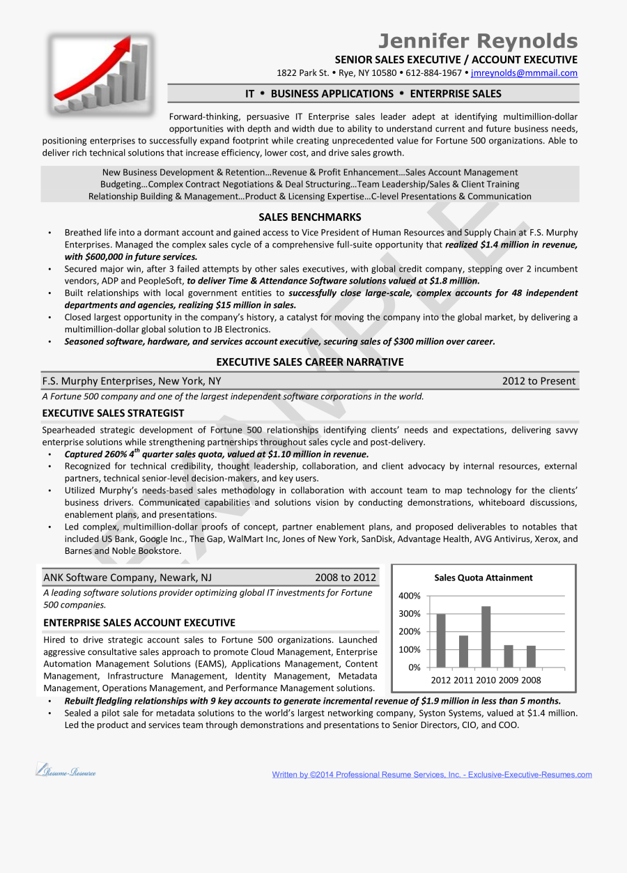 Clip Art Enterprise Sales Executive - Accomplishment Focused Vp Sales Resume, Transparent Clipart