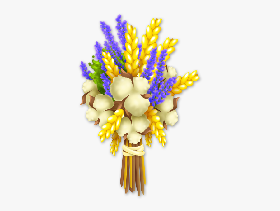 Rustic Bouquet Png - Hay Day Flower Shop, Transparent Clipart